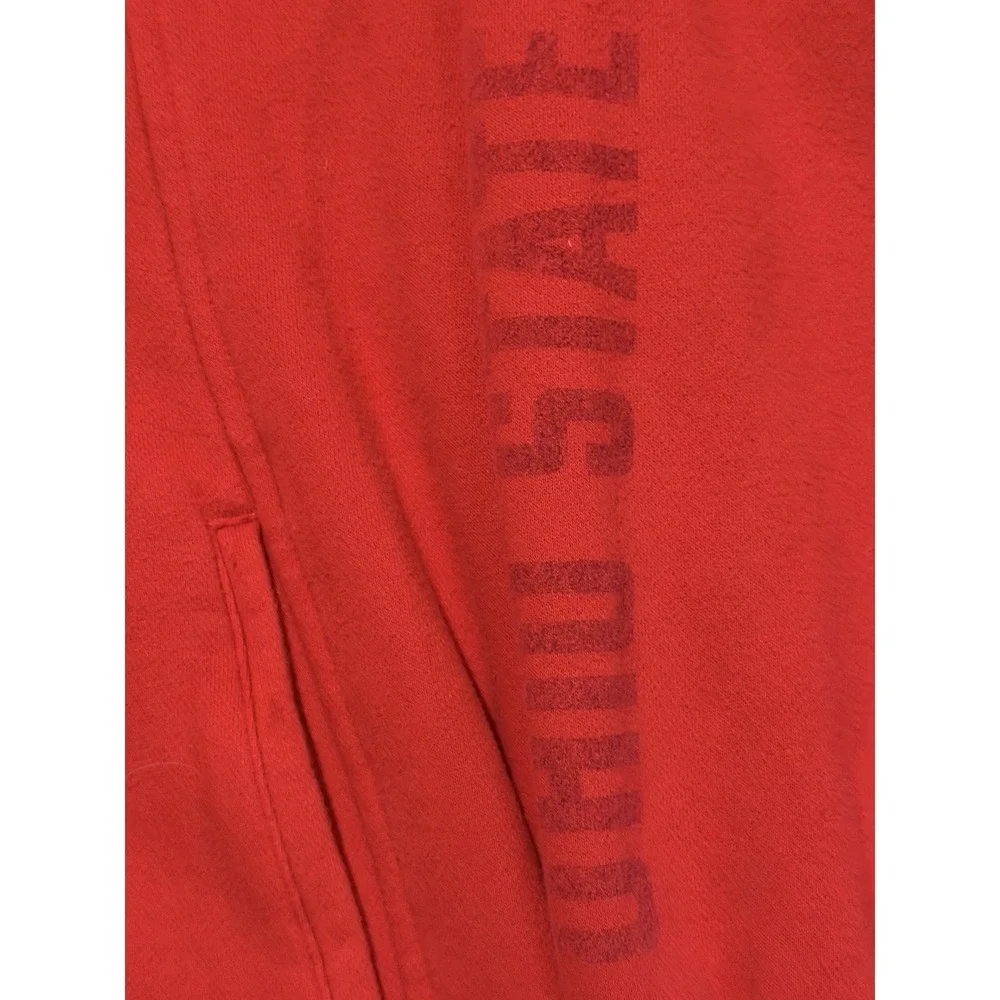 Nike Full Zip Long Sleeve Red Ohio State Sweatshirt Jacket Mens XXL